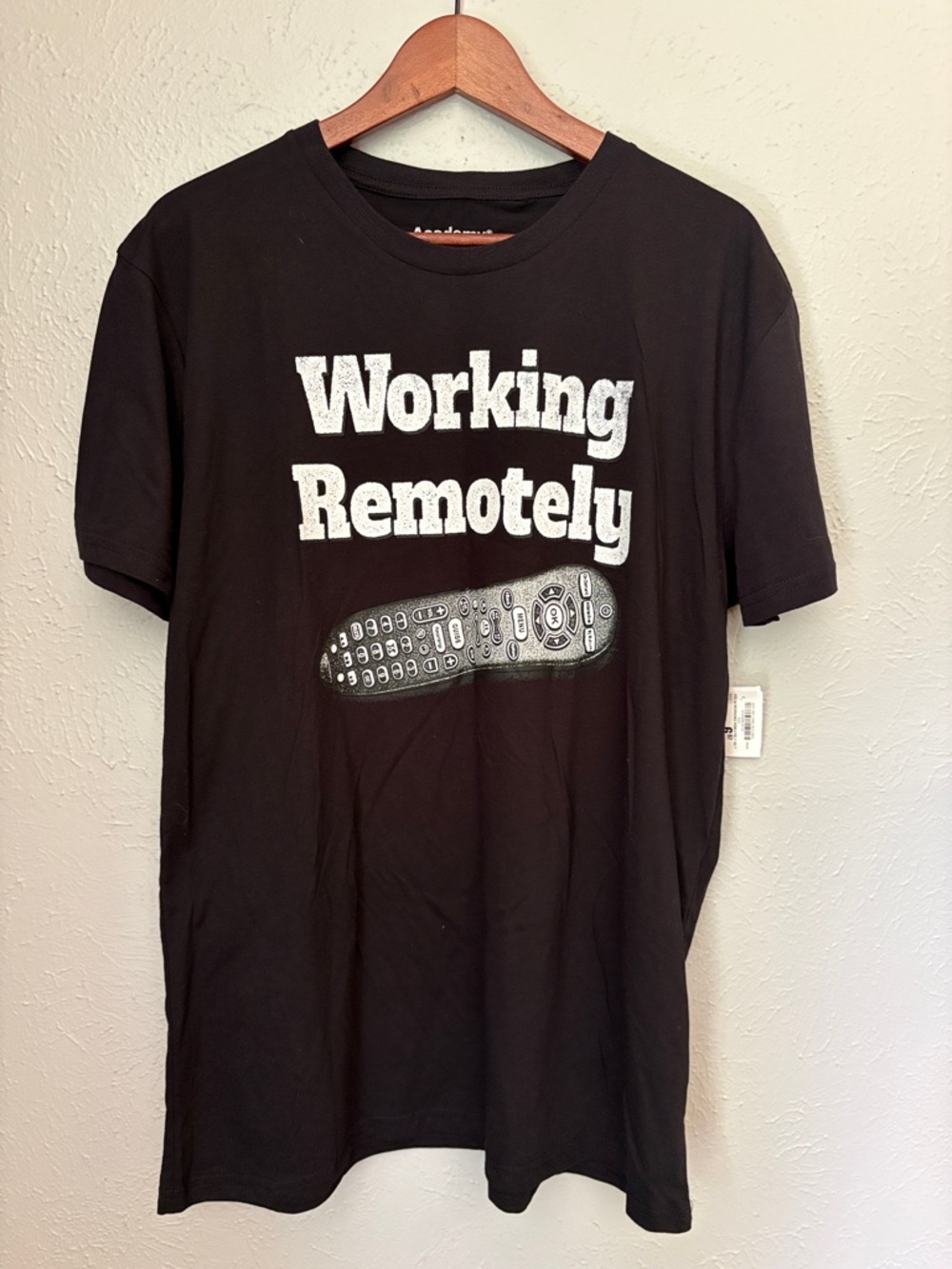 Working Remotely Graphic Tee - Black